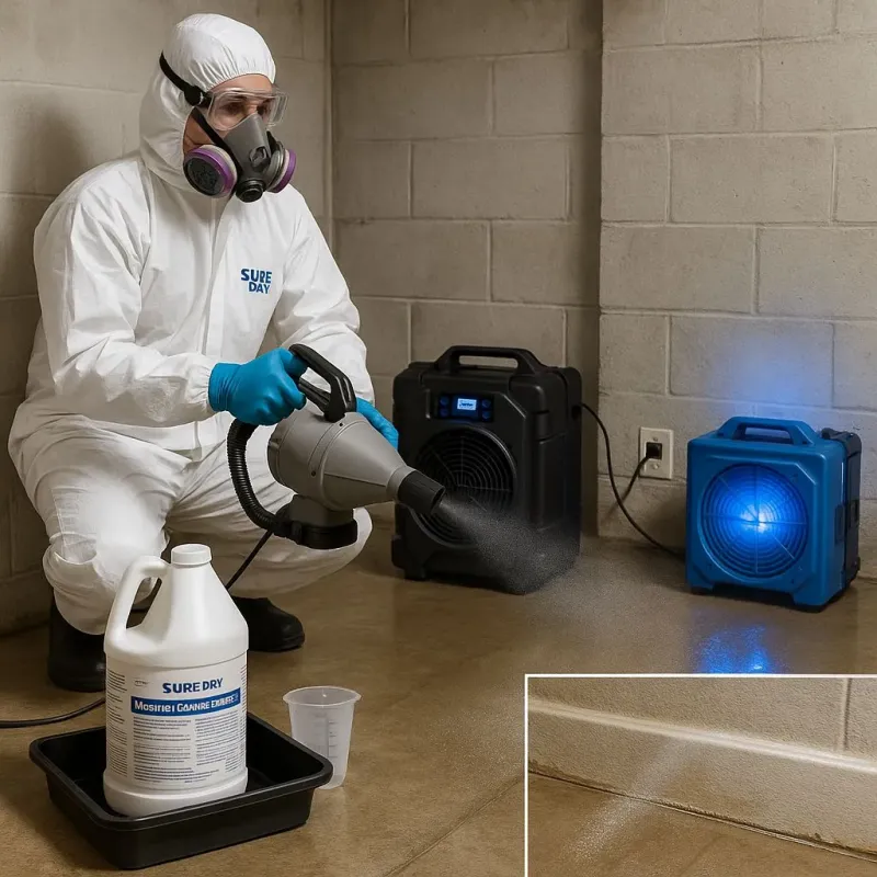 Sanitization and Odor Removal process in Seaside, NY